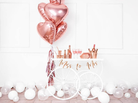 Foil balloon - Heart - Pink Gold - 45 cm