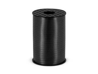 Plastic ribbon - black - 5mm/225m - 1 pc.