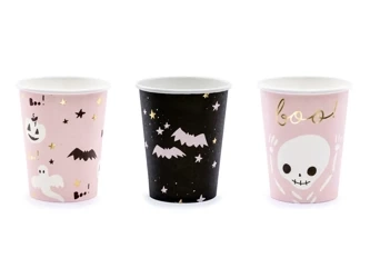 Paper cups - Boo! - Halloween - 6 pieces