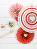 Set of decorative rosettes - Sweet Love - 3 pieces