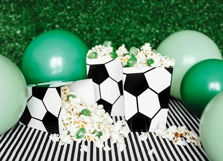 Popcorn boxes - Ball - 7x7x12 cm - 6 pcs