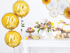 Foil Balloon - Round - 70th Birthday! - Gold - 45cm