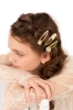 Hair clips - Daisies - gold - 3 pcs.