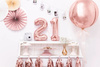 Foil balloon - Number "1" - Pink gold - 35 cm 