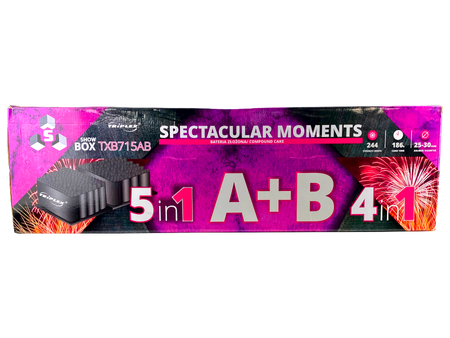 SPECTACULAR MOMENTS FAJERVER SHOTS - 244 shots - 25/30mm - TXB715AB - Triplex