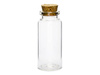 Glass bottles with cork - 7,5 cm - 12 pcs.