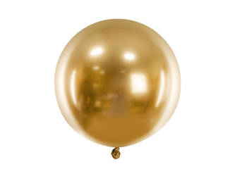 Round balloon - Glossy - Gold - 60cm