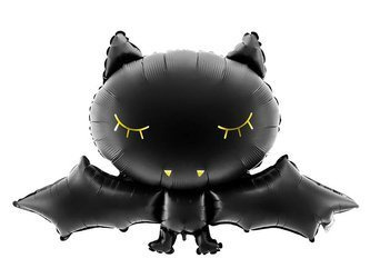 Foil balloon - Bat - Black - 80 x 52 cm