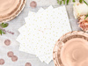 Paper plates - Round - Pink gold - 18cm - 6 pieces 