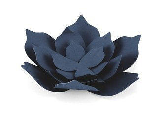 Paper Flowers - Dark Blue - 3 pieces