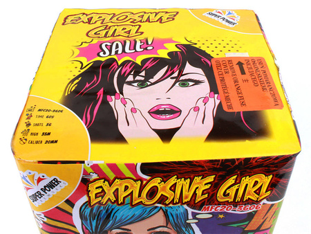 EXPLOSIVE GIRL FONTING DISPLAY - 36 shots - 20mm - MFC20-3606 - SuperPower