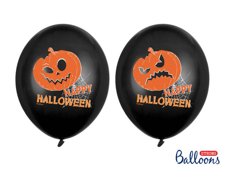 Balloon Strong 30cm - Pumpkins - Pastel Black - 1 piece