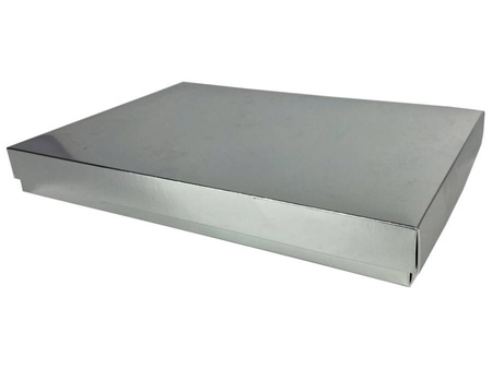 Laminated Box - Silver - 350x240x40 mm