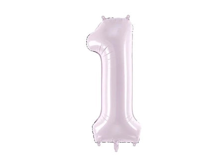 Foil balloon - Number 1 - Purple - 72cm