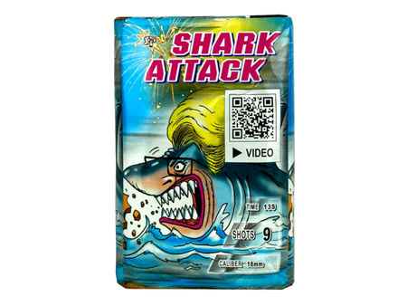 SHARK ATTACK launcher - 9 shots - 18mm - B09-1801 - SuperPower