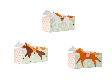 Snack boxes - Horses - mix - 3 pcs.