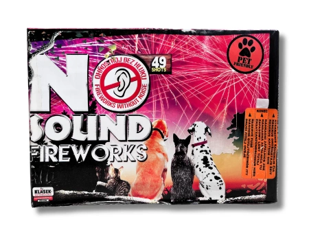 NO SOUND FIREWORKS SILENT DISPLAY - 49 shots - 25mm - C4925NO14 - CLASSIC