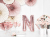 Foil balloon - Letter "N" - Pink Gold - 35 cm