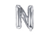 Foil balloon - Letter "N" - Silver - 35 cm