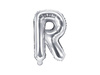 Foil balloon - Letter "R" - Silver - 35 cm