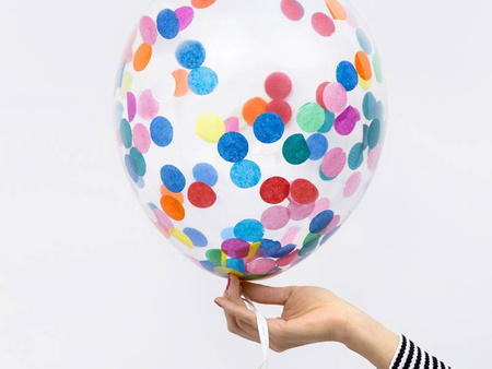 Latex balloons 30cm - Colorful Confetti - 6 pieces