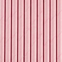 Paper straws - Pink - 19.5 cm - 10 pieces