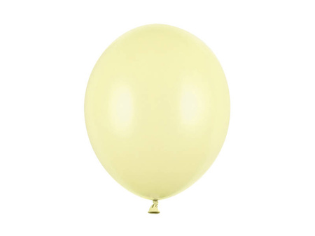 Strong 30cm balloons - Pastel Light Yellow - 100 pcs.