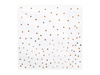 Paper napkins - Dots - White - 33x33cm - 20 pieces