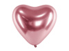 Latex balloons 30cm - Hearts - Glossy - Pink Gold - 50 pieces