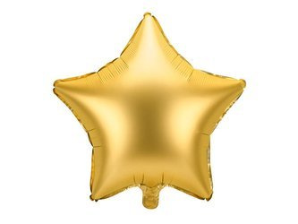 Foil balloon - Star - Gold - Satin - 48 cm