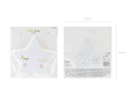 Paper napkins - Little Star - Star - 16x16cm - 20 pieces