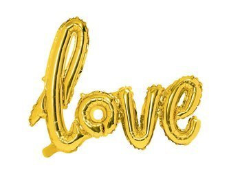 Foil balloon - Love - Gold - 73 x 59 cm