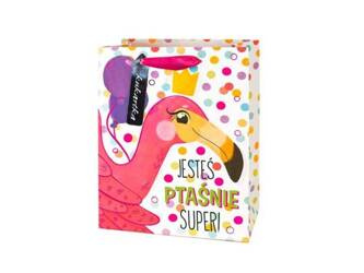 Gift bag - Flamingo - You're Birds Super!