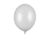 Strong 30cm Balloons - Metallic Silver Snow - 100 pcs.