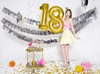 Foil balloon - Number "1" - Gold - 86 cm