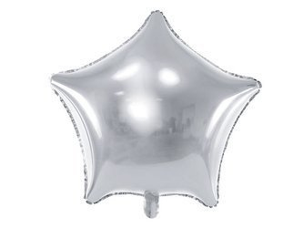 Foil balloon - Star - Silver - 70 cm