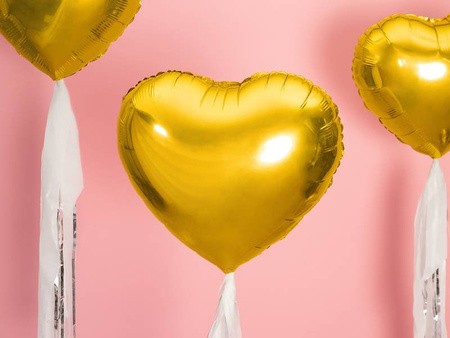 Foil balloon - Heart - Gold - 45 cm