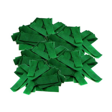 PAPER CONFETTI - LOOSE - GREEN RECTANGLES - 1 KG