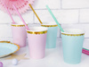 Paper cups - Light pink - 220ml - 6 pcs.