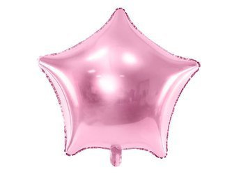 Foil balloon - Star - Bright pink - 48 cm