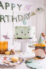 Birthday candle - Number 6 - mint - 5,5cm - 1pc.