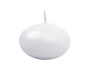 Floating frosted candle - 5 cm - white - 10 pcs.