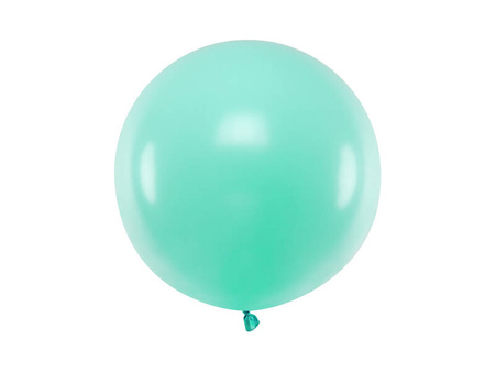 Latex Balloon 60cm - Round - Pastel Light Mint