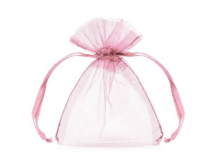 Organza bags - Pink - 20 pieces - 7.5 x 10cm