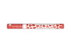 Confetti Tube - Hearts - Red - 60cm