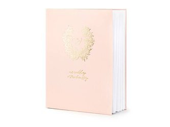 Guestbook - Garland - Powder pink - 20 x 24.5 cm - 22 cards