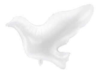 Foil balloon - Dove - White - 77 x 66 cm