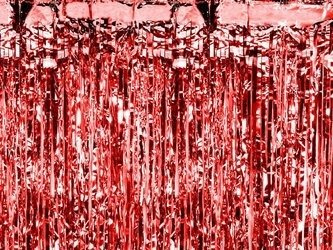 Party Curtain - Red - 90 x 250cm