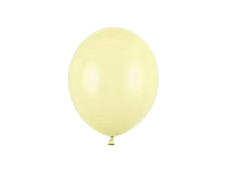 Strong balloons 23 cm - Pastel Light Yellow - 100 pcs.