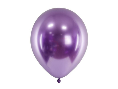 Latex balloons 30cm - Glossy - Purple - 50 pieces